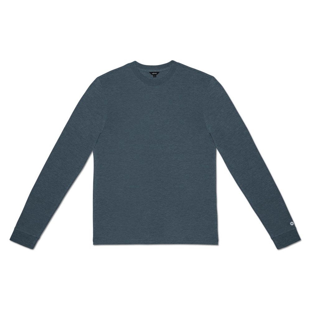 Allbirds Men\'s TrinoXO™ Long Sleeve - T-Shirt Blue - DAN940361